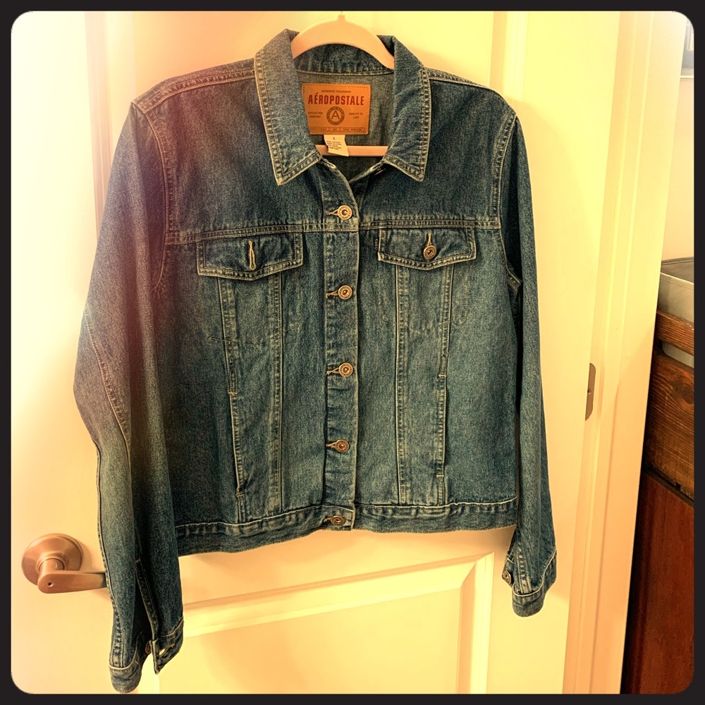 Large Aeropostale Jean Jacket